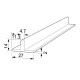 T SHAPED LOWER ALUMINUM GUIDE No 30